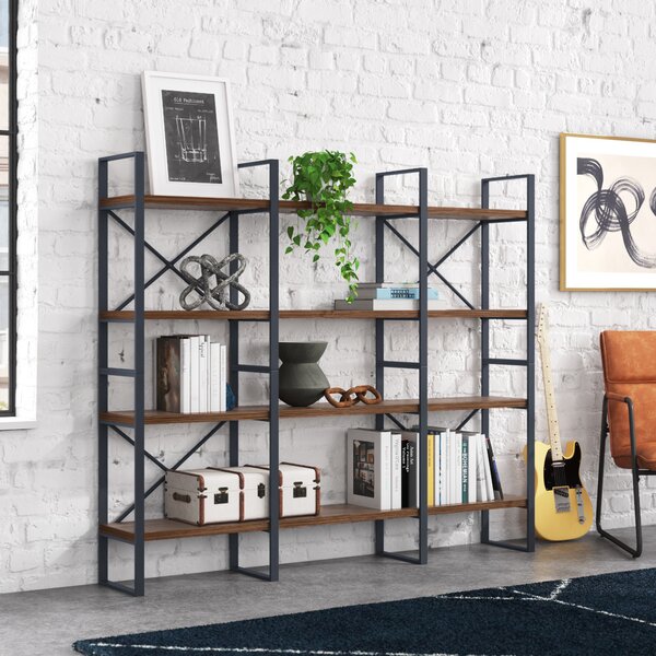 Walnut brown deals ashlyn bookshelf